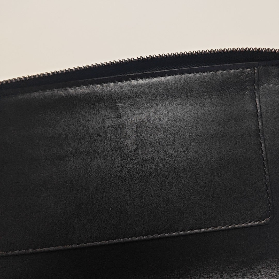ZIPPY Calfskin Black Wallet