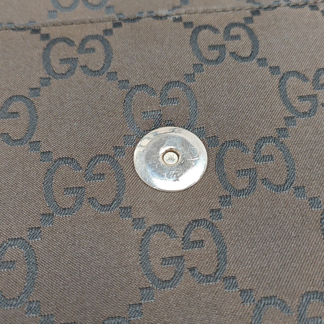 Monogram Canvas Tote Bag Brown