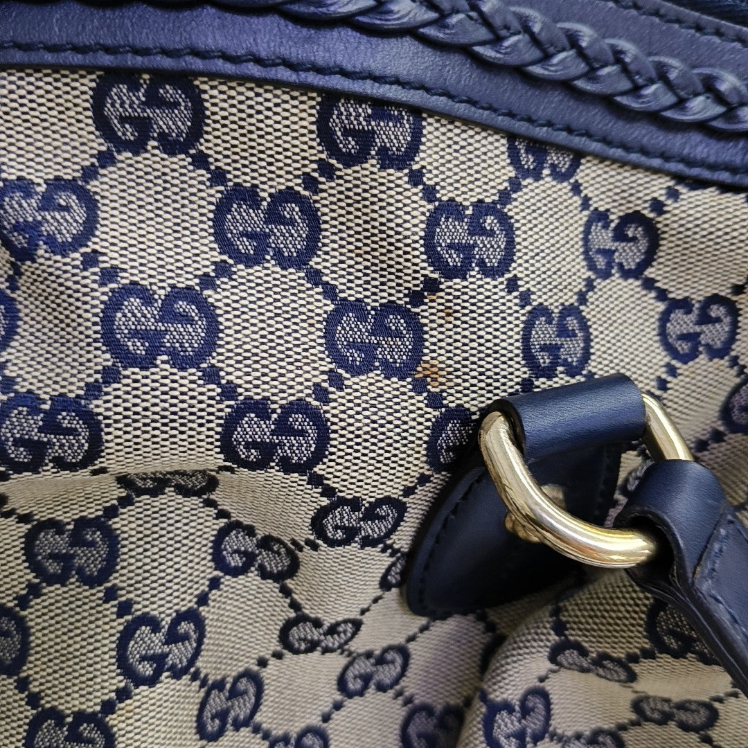 Monogram Canvas Top Handle Bag Beige