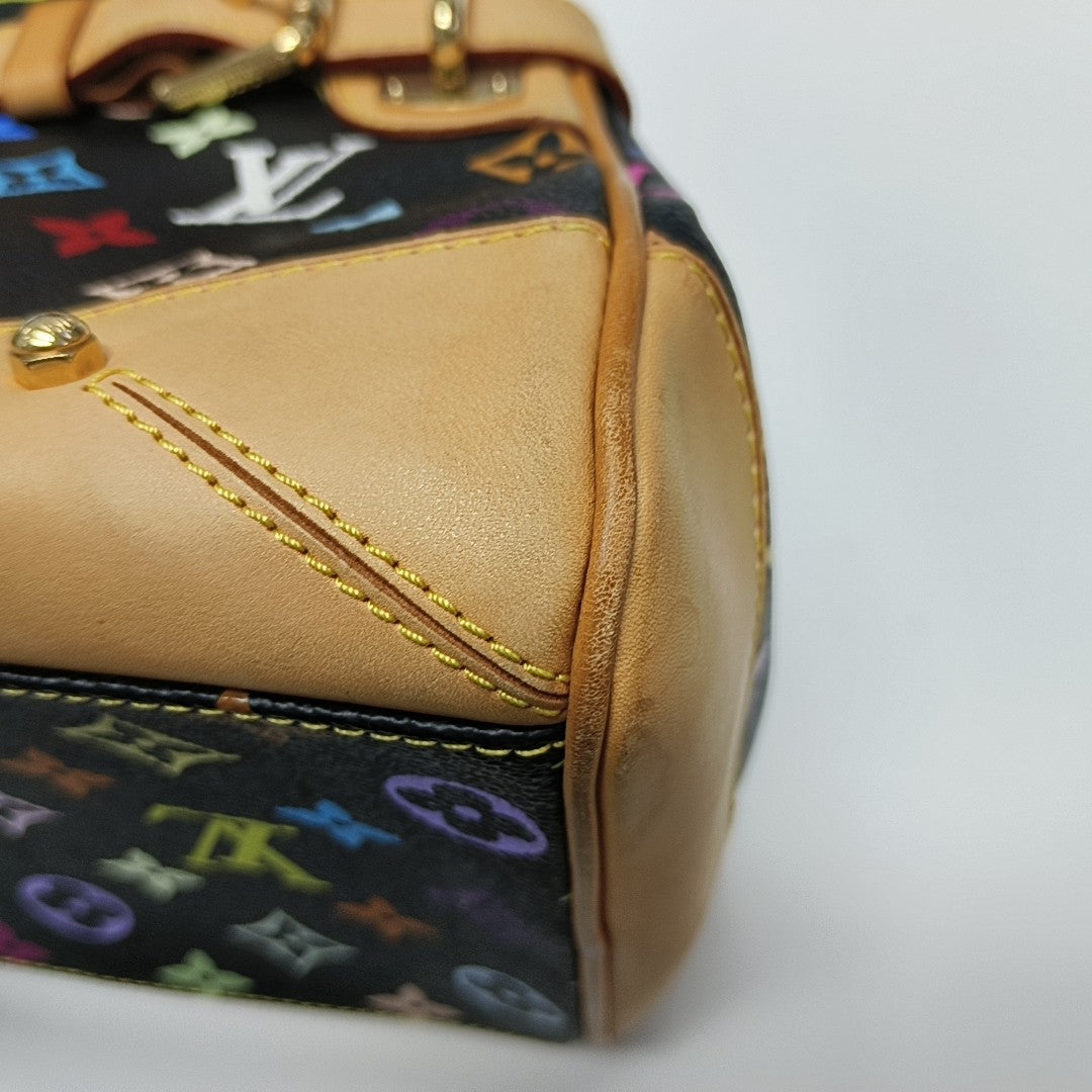 CLAUDIA Monogram Coated Canvas Black
