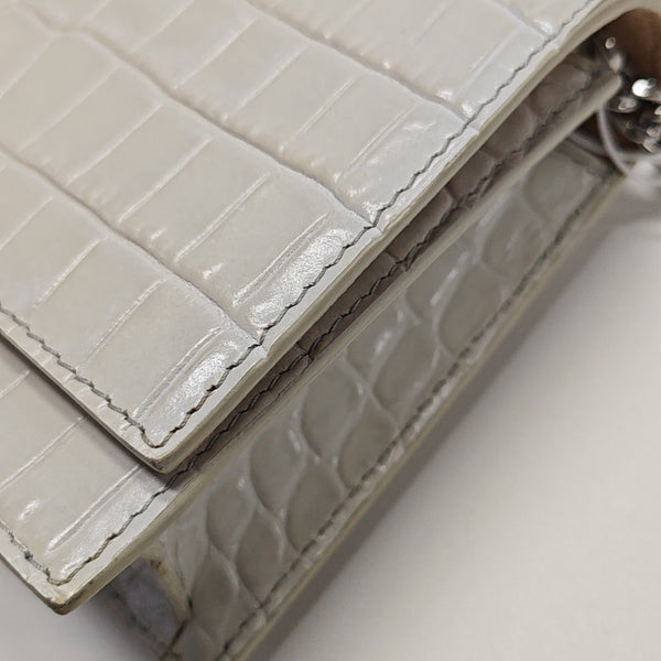 Calfskin Shoulder Bag White