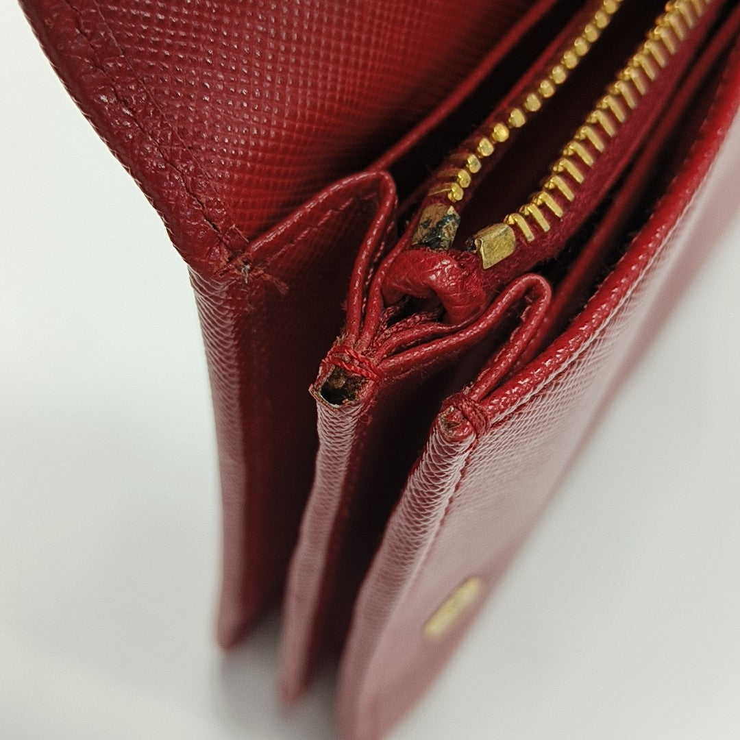 Saffiano Calfskin Crossbody Bag Red
