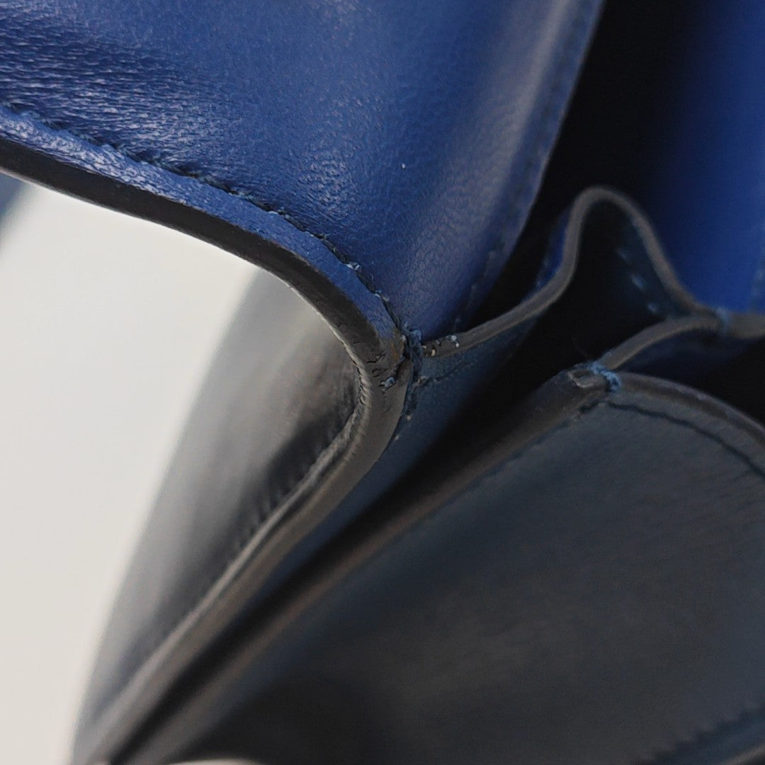 CLASSIC BOX Mini Calfskin Blue