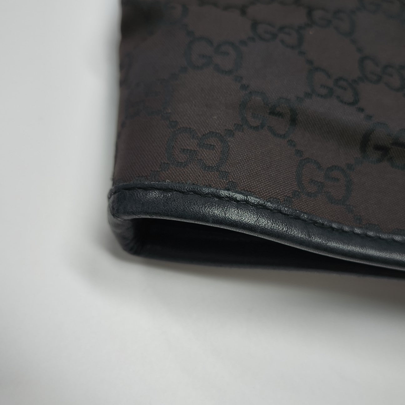 Monogram Canvas Tote Bag Brown
