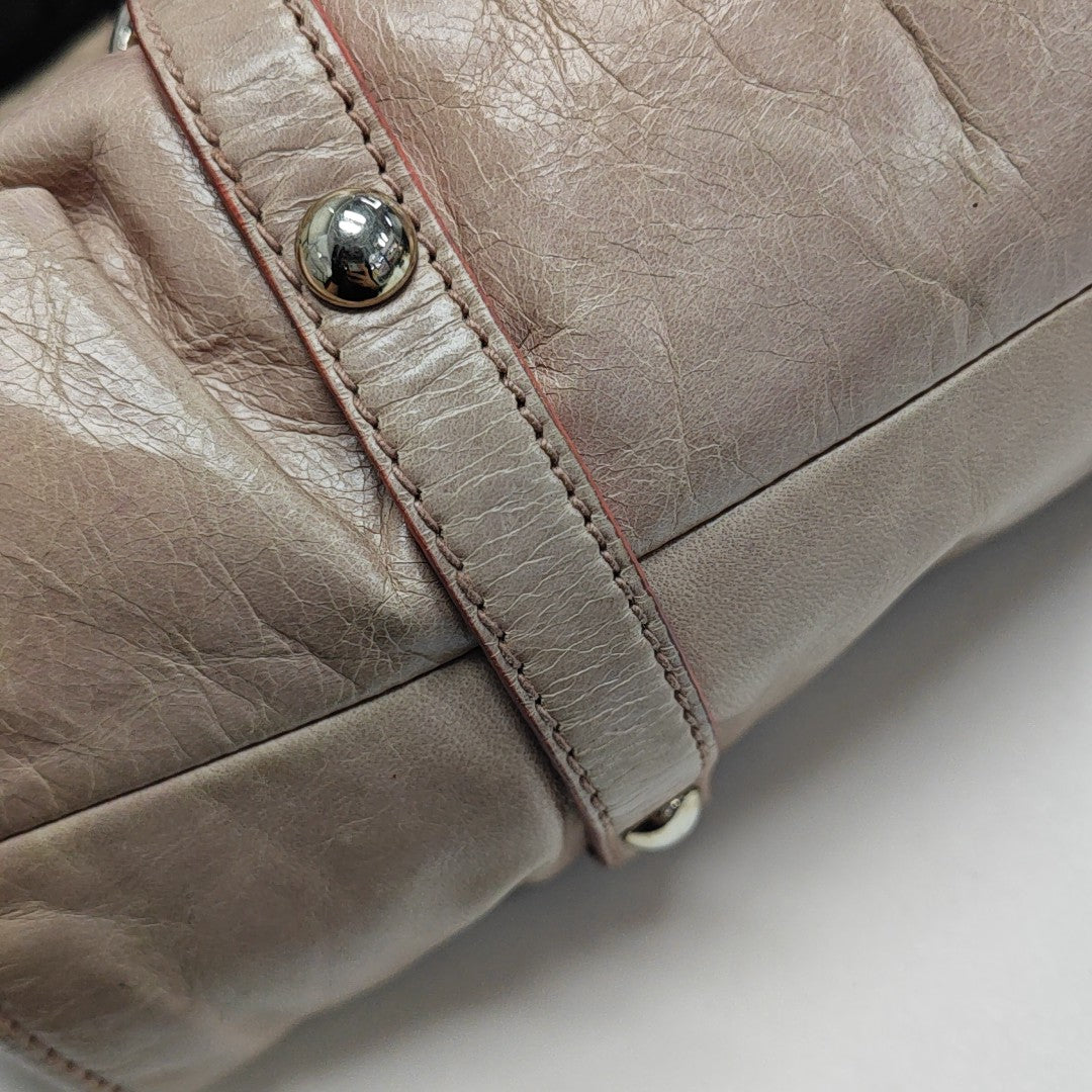 Calfskin Tote Bag Pink