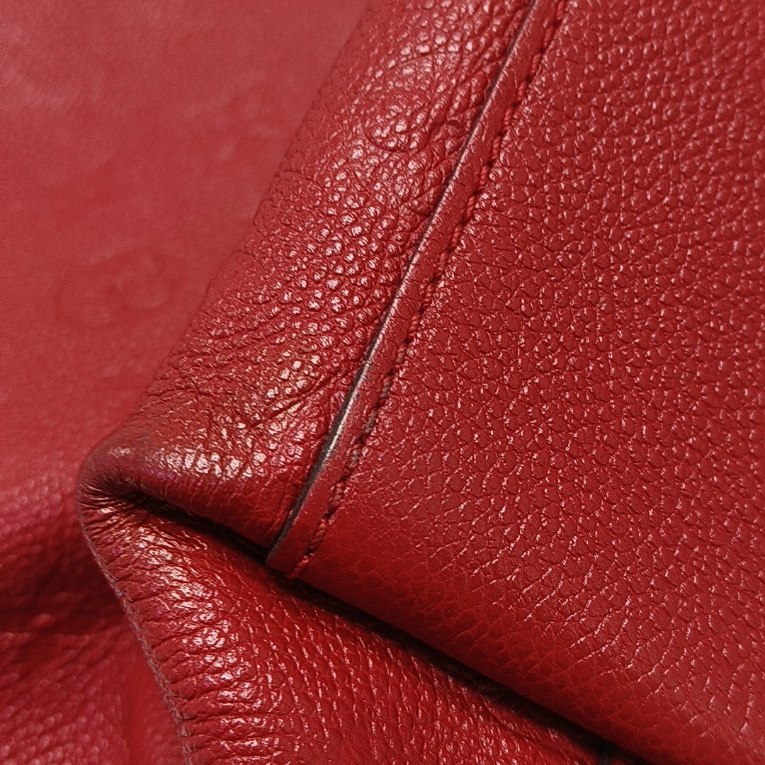 BASTILLE Monogram Calfskin Red