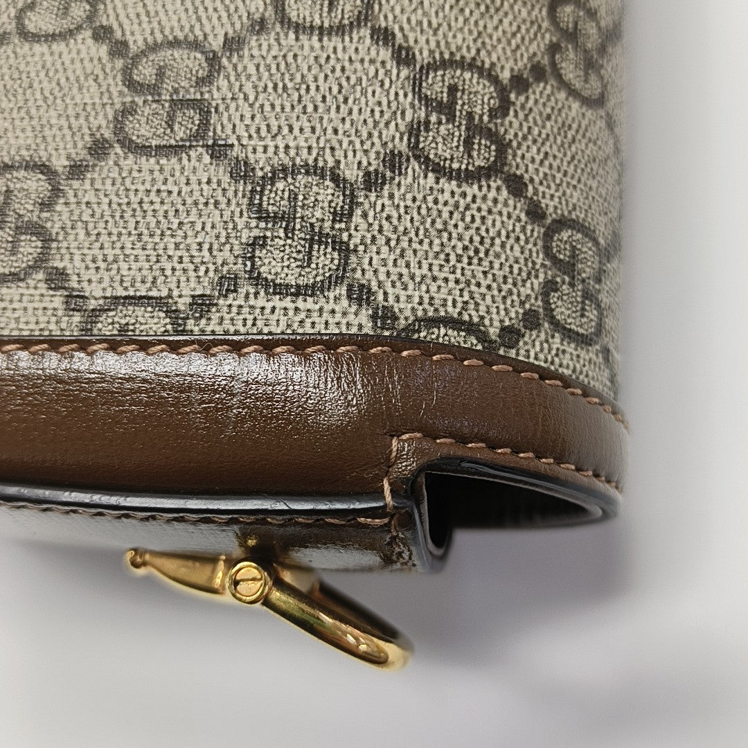 Horsebit 1955 Mini Coated Canvas Beige