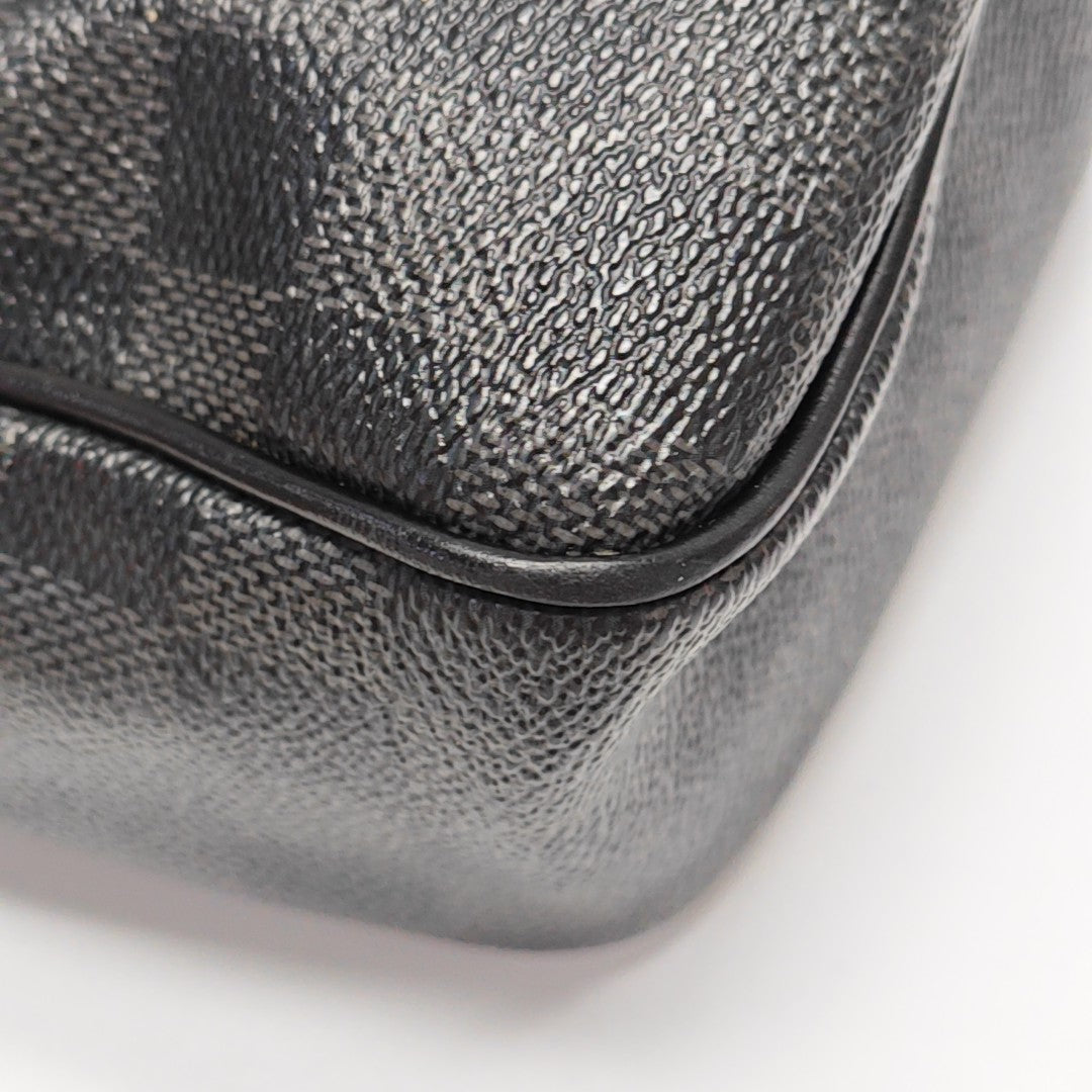 DANIEL Damier Graphite Coated Canvas Gray