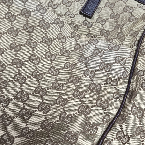 Monogram Canvas Tote Bag Beige