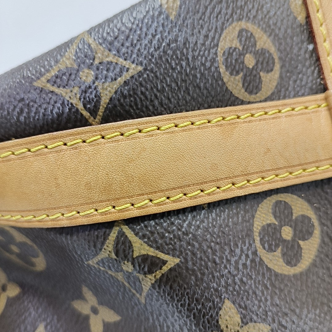 NOÉ BB Monogram Coated Canvas Brown
