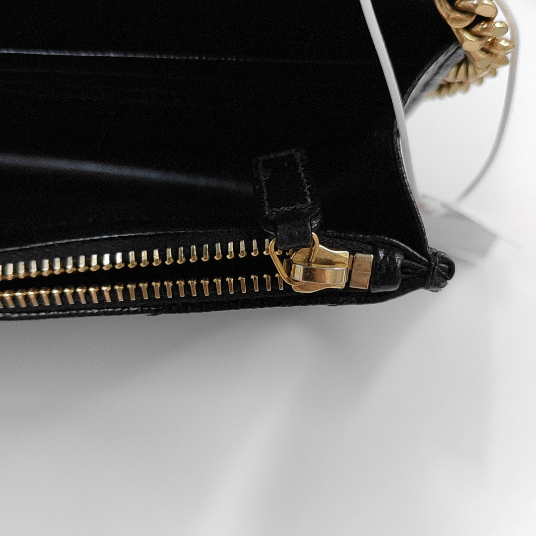 MONOGRAM WOC Chevron Calfskin Black