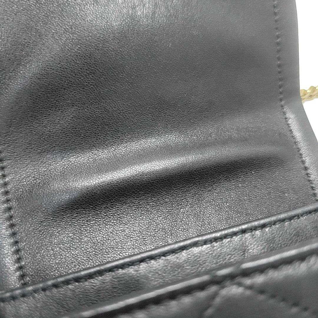 NOLITA Mini Quilted Lambskin Black