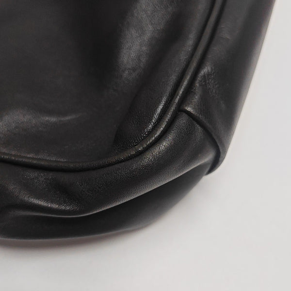 Calfskin Top Handle Bag Brown