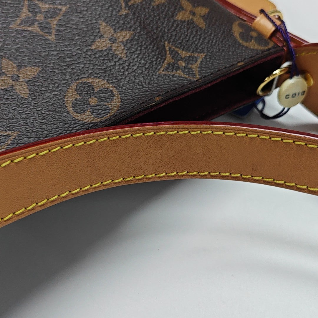 ALL IN Monogram Coated Canvas Brown