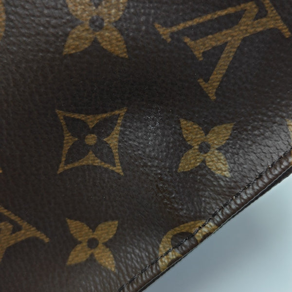 ONTHEGO MM Monogram Coated Canvas Brown