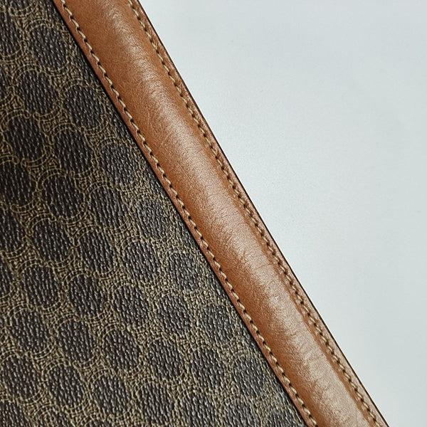 MACADAM CLUTCHES Coated Canvas Brown