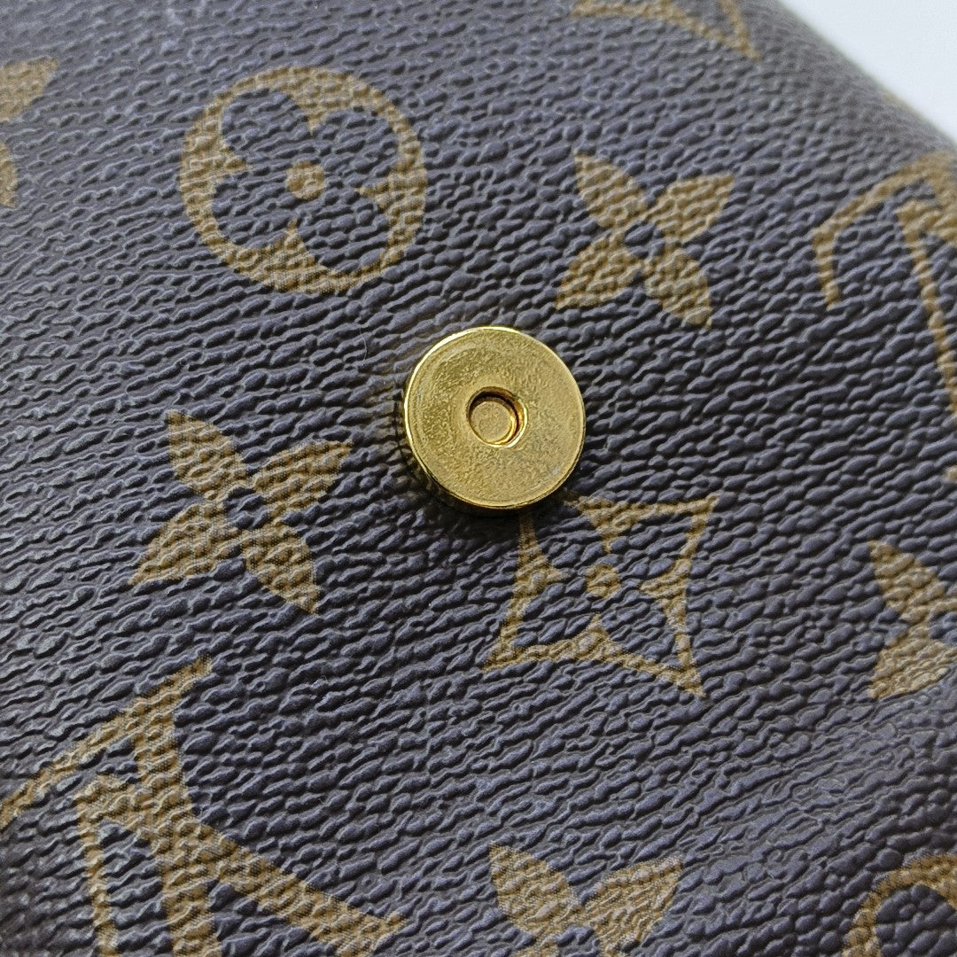 FOLD ME Monogram Coated Canvas Brown