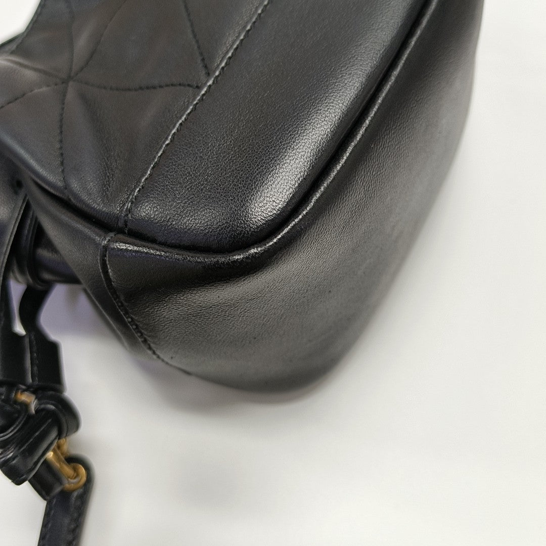JAMIE SHOPPING Quilted Lambskin Black