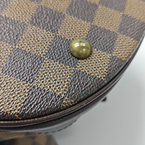BUCKET PM Damier Ebene Coated Canvas Brown
