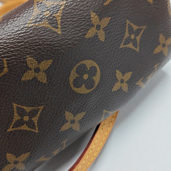 SPEEDY Nano Monogram Coated Canvas Brown