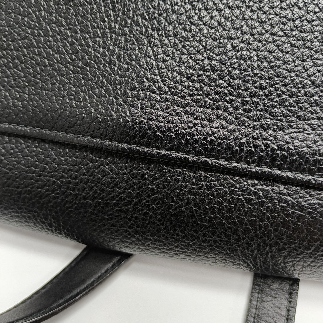 Calfskin Crossbody Bag Black