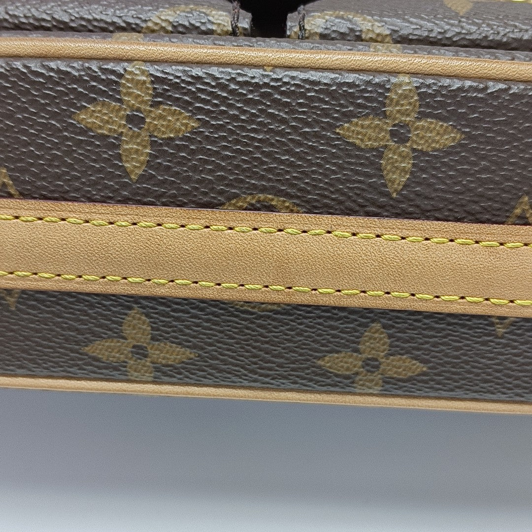VIVA CITE Monogram Coated Canvas Brown
