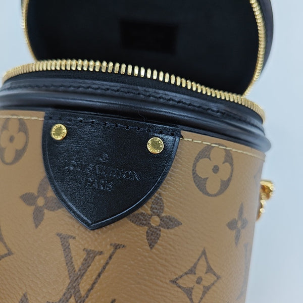 CANNES PM Monogram Coated Canvas Brown