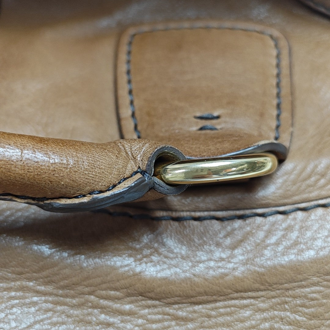 Calfskin Tote Bag Brown