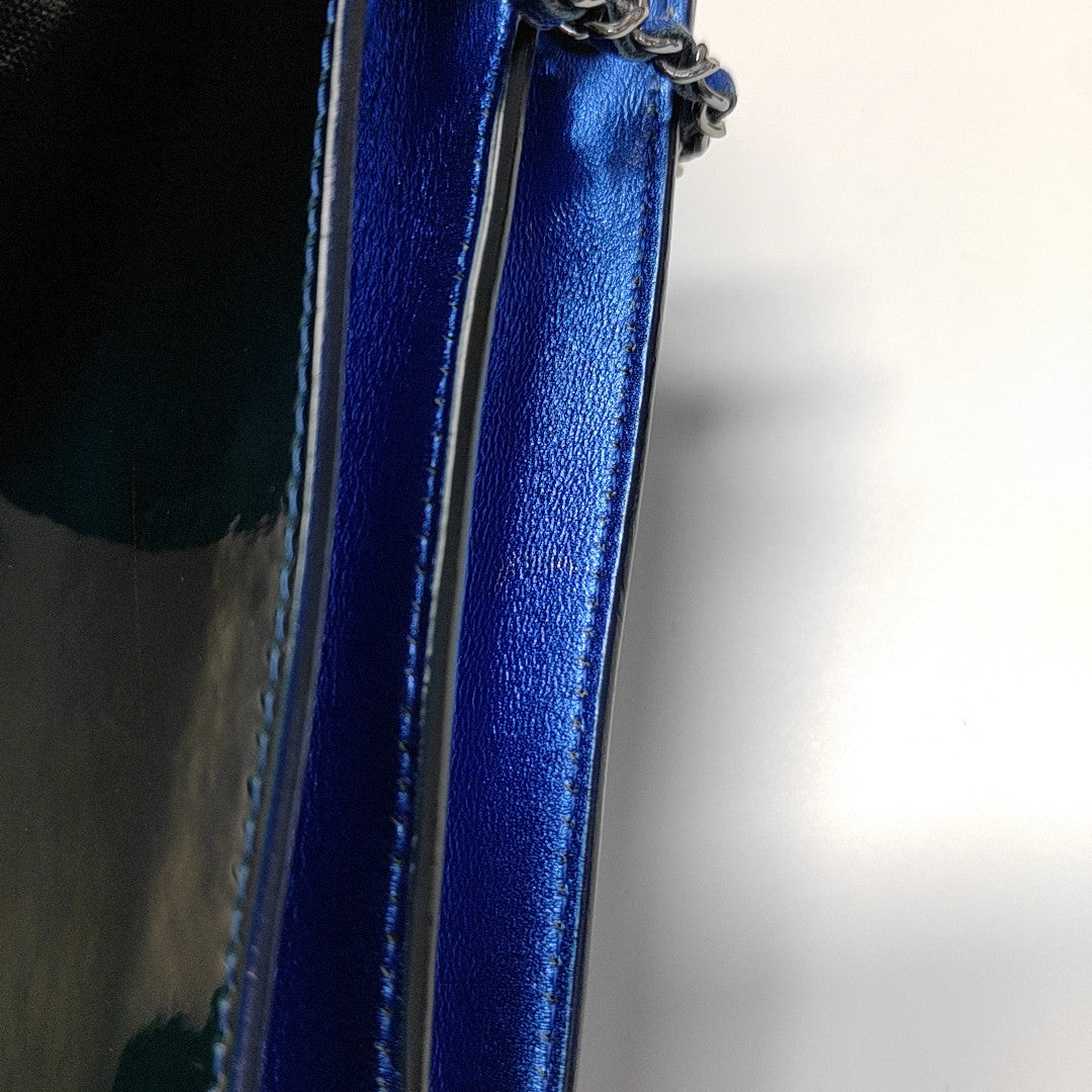 Patent Leather Blue