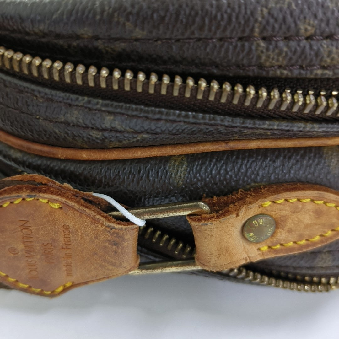 REPORTER Monogram Coated Canvas Brown
