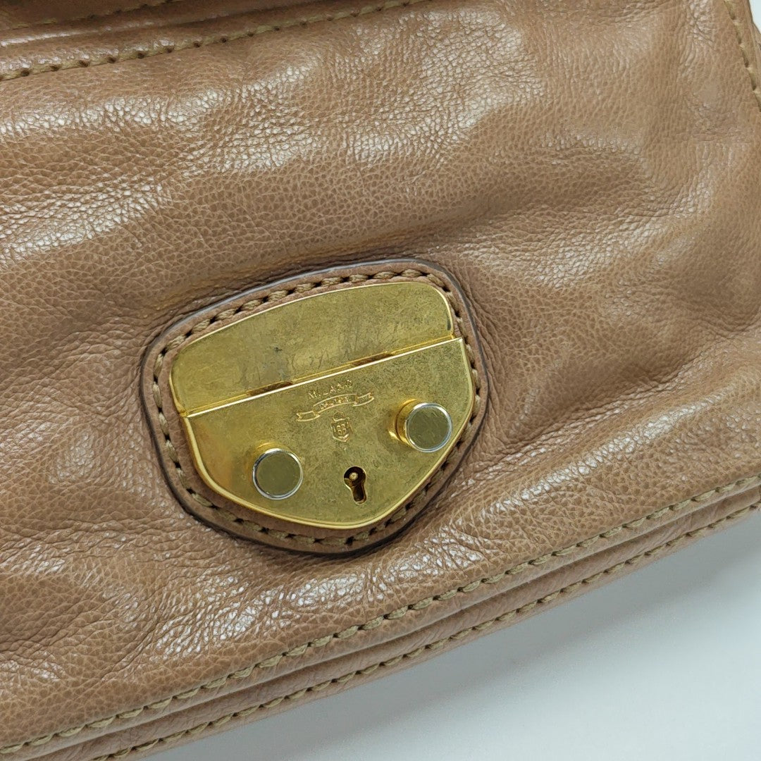 Calfskin Shoulder Bag Pink