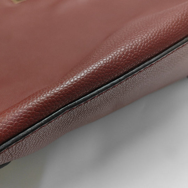 Calfskin Shoulder Bag Red