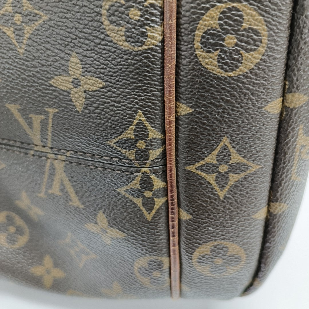 TOTALLY MM Monogram Coated Canvas Brown