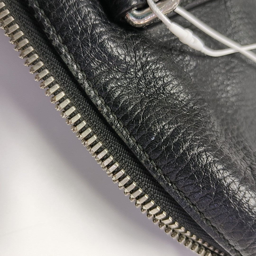 Calfskin Shoulder Bag Black