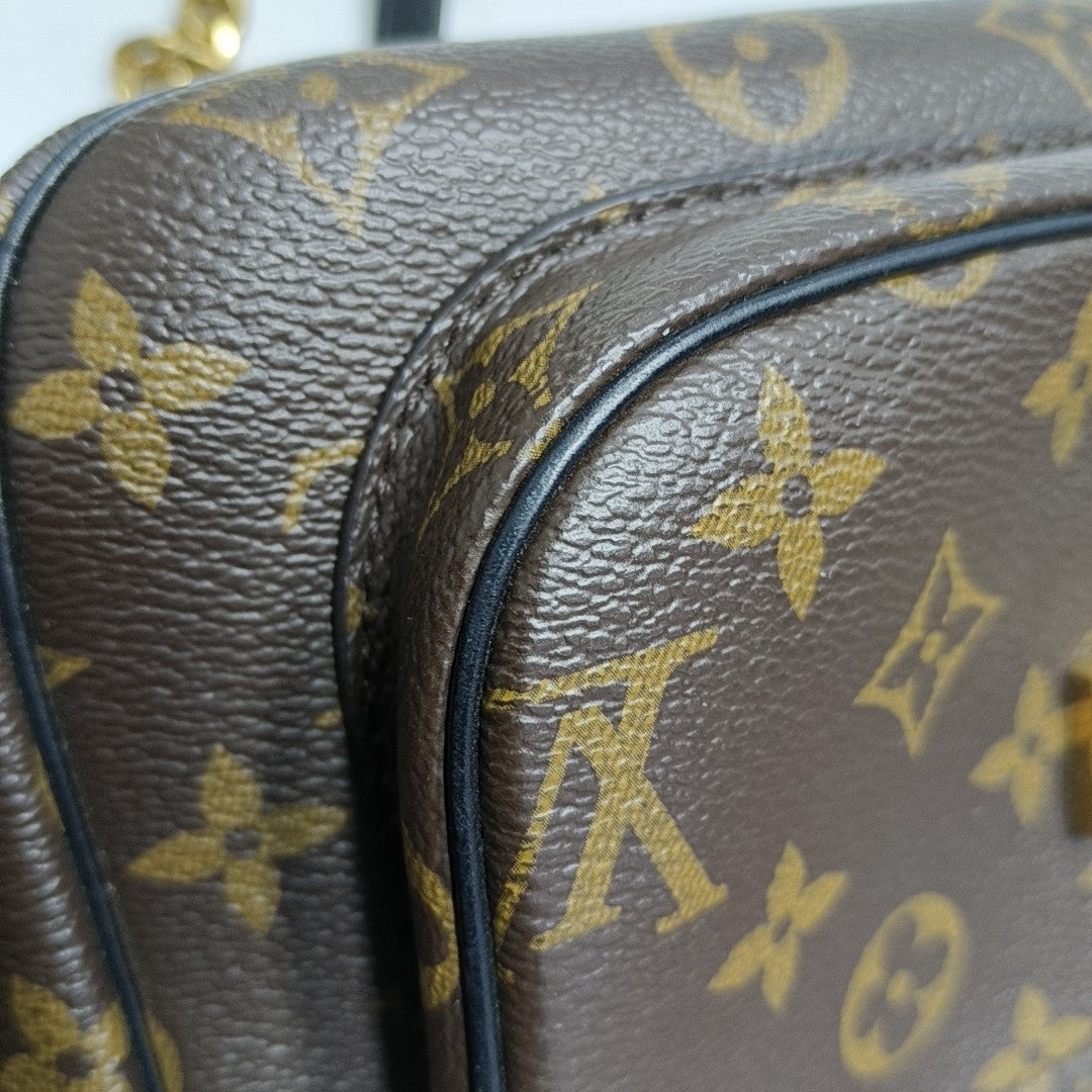 PASSY Monogram Coated Canvas Brown