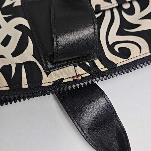 Fabric Shoulder Bag Black