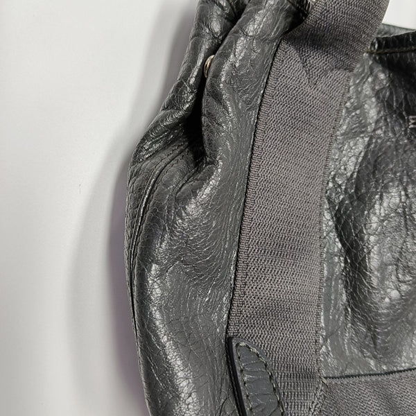 Navy XS Lambskin Gray