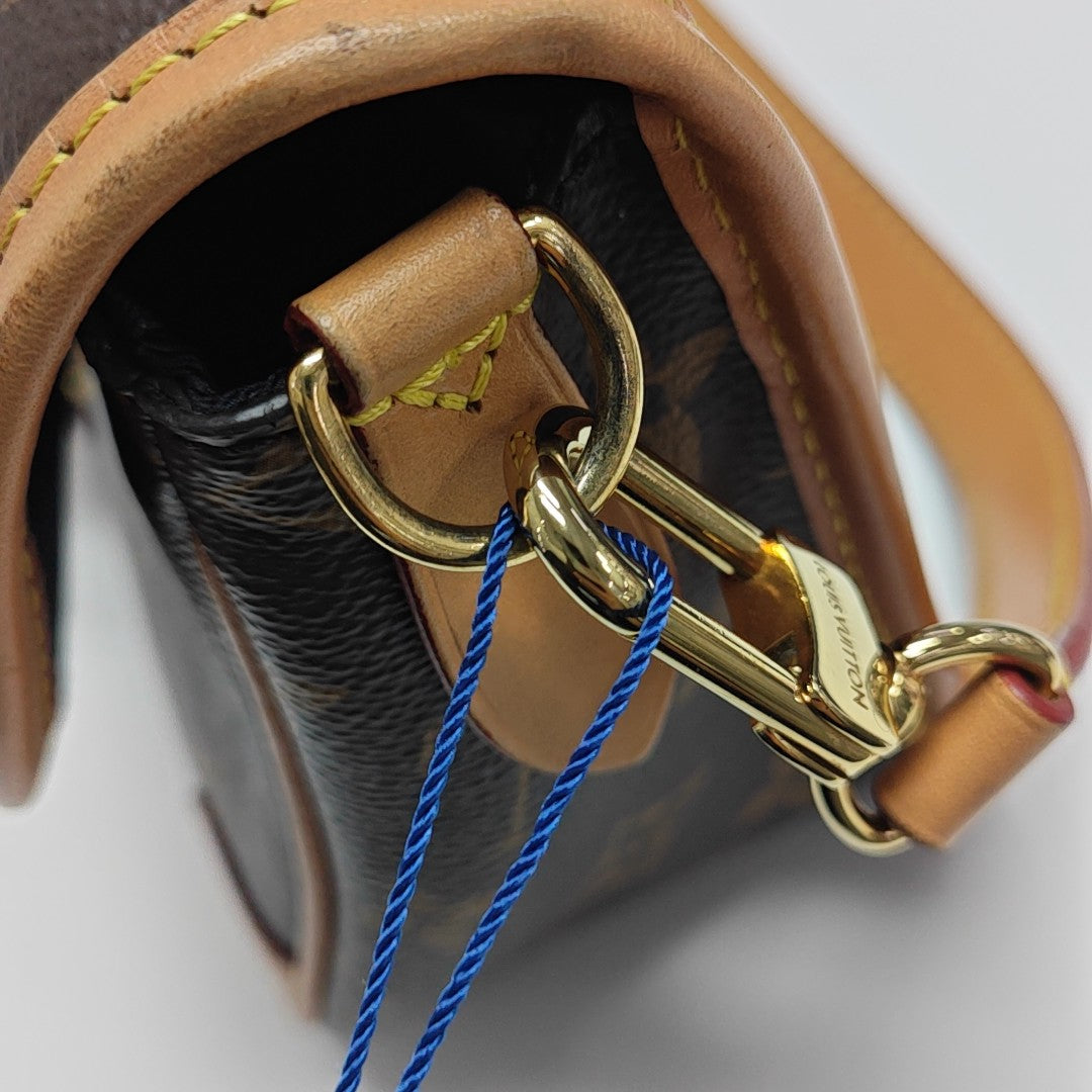 DIANE Monogram Coated Canvas Brown