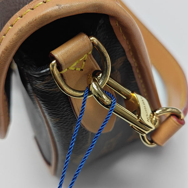 DIANE Monogram Coated Canvas Brown
