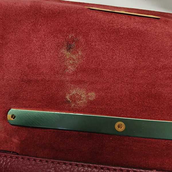 Calfskin Crossbody Bag Red
