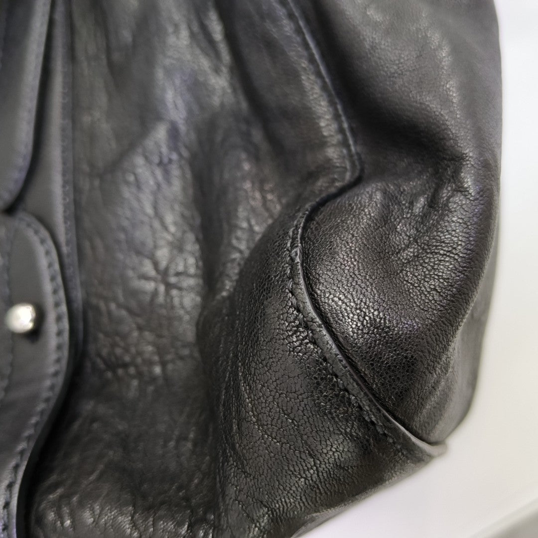 Calfskin Tote Bag Black