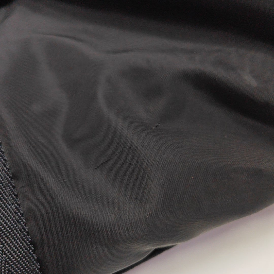 Nylon Shoulder Bag Black