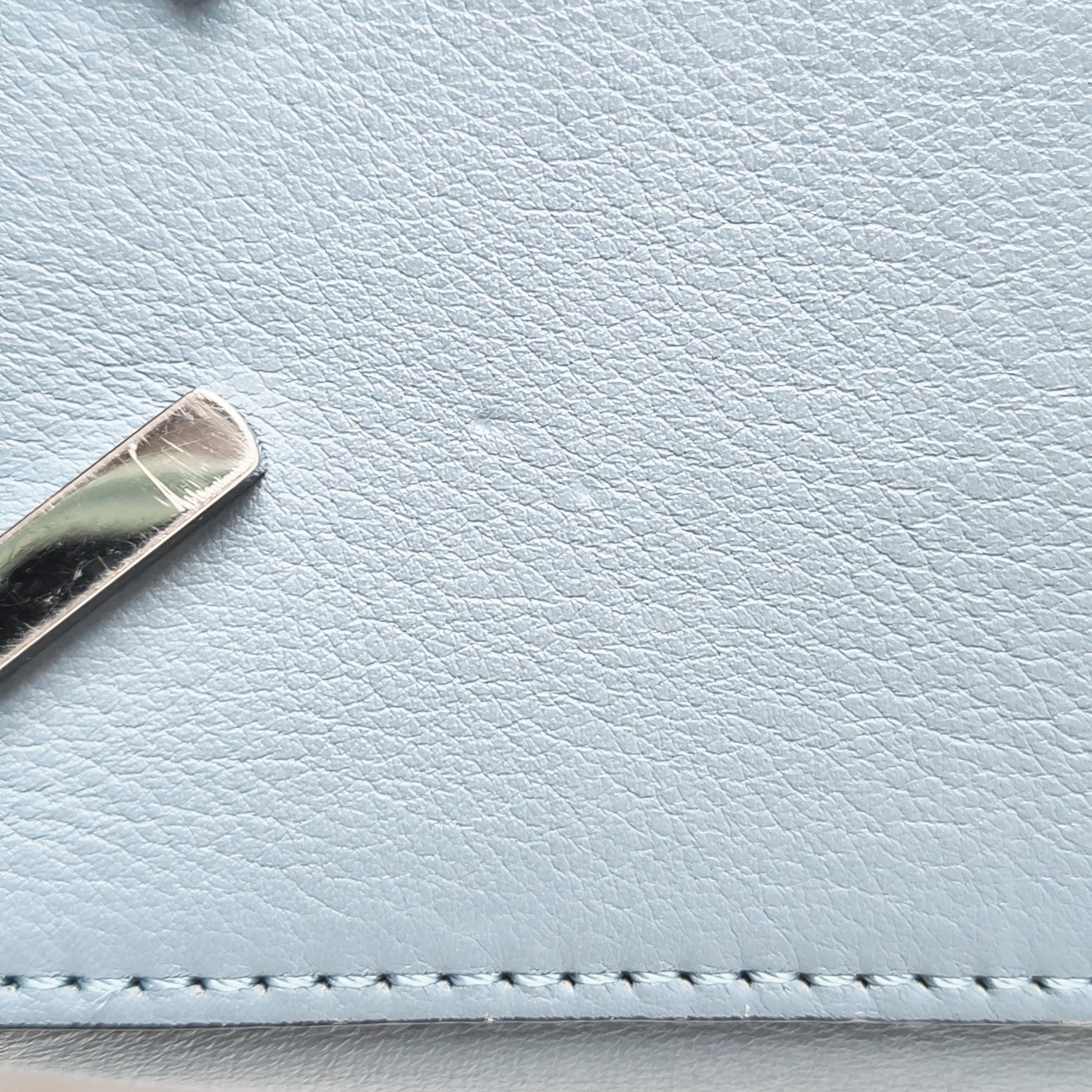 Puzzle Small Calfskin Blue