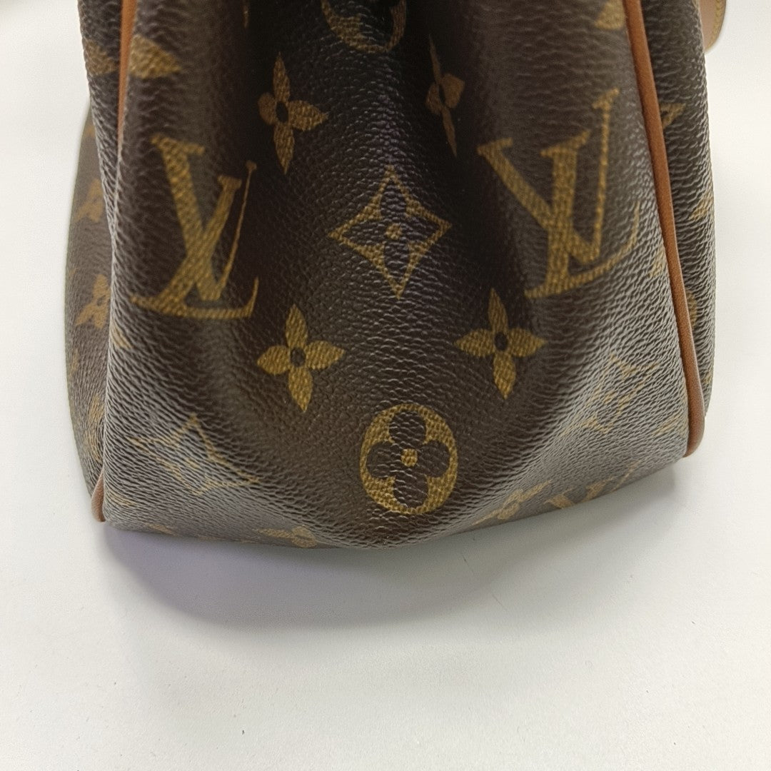 BATIGNOLLES GM Monogram Coated Canvas Brown
