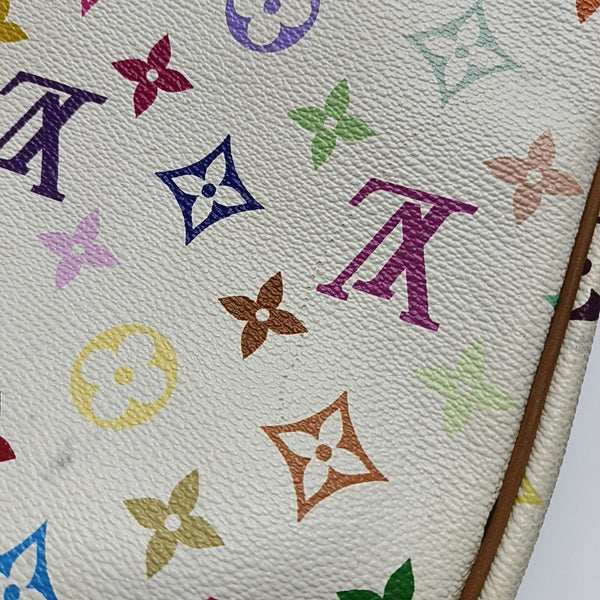 LV × TM BOULOGNE Monogram Coated Canvas White