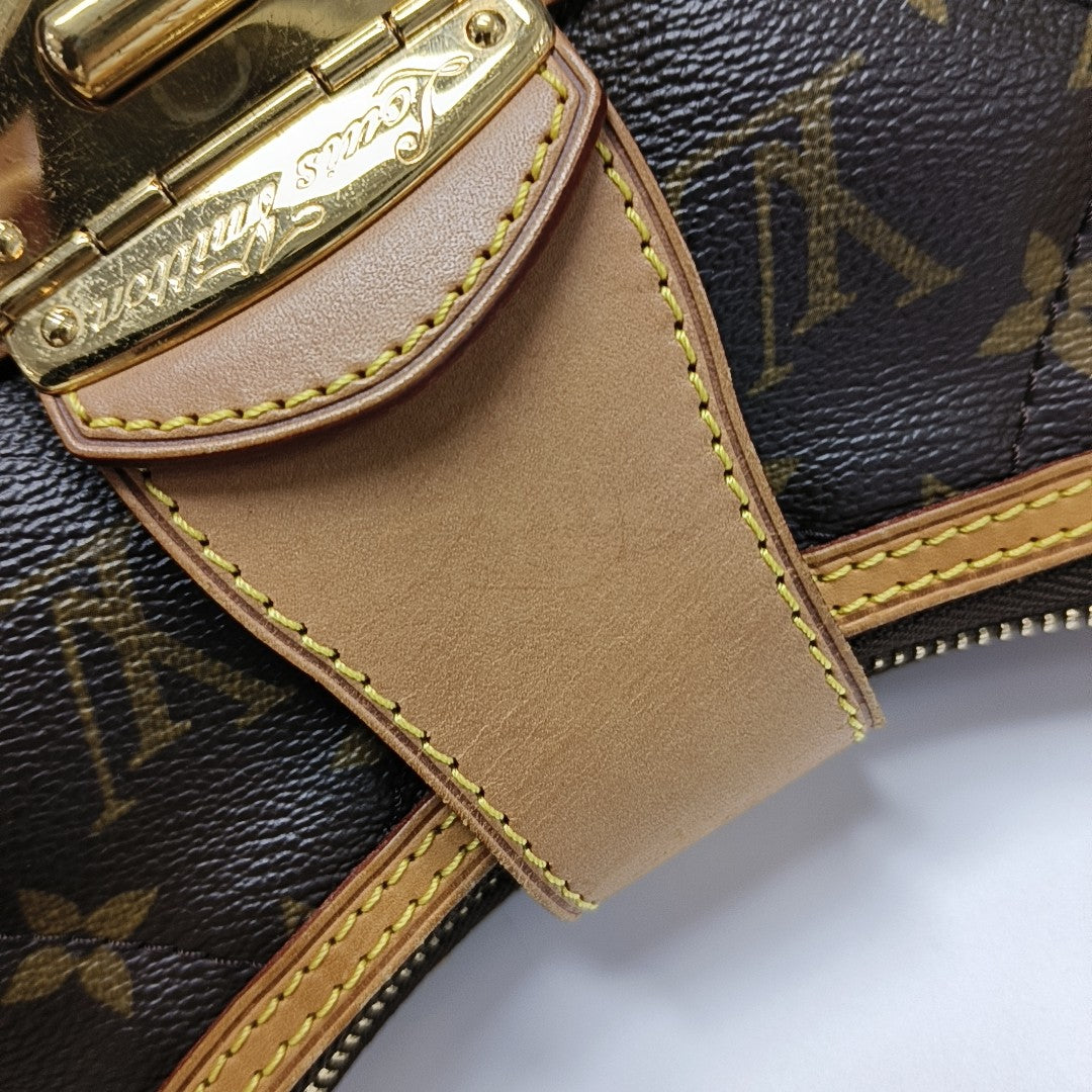 ETOILE CITY PM Monogram Coated Canvas Brown