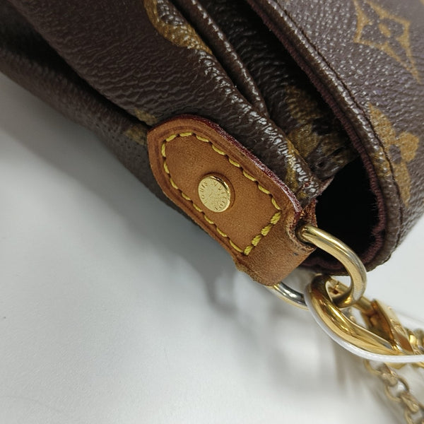 FAVORITE PM Monogram Coated Canvas Brown