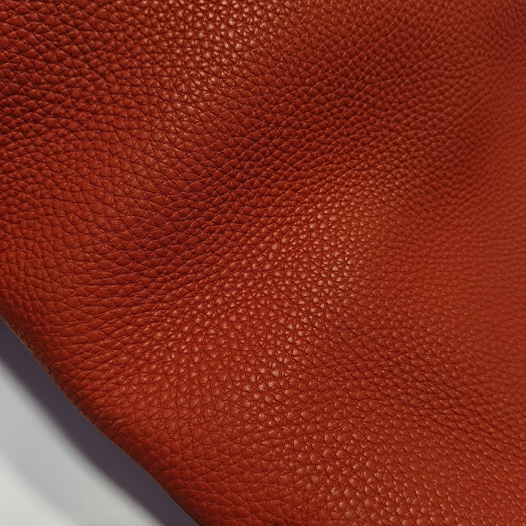 Calfskin Shoulder Bag Orange