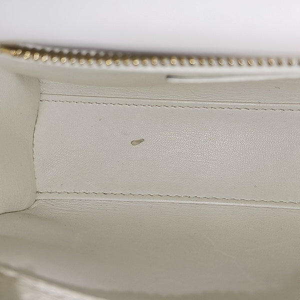Lady Dior Mini Lizard White