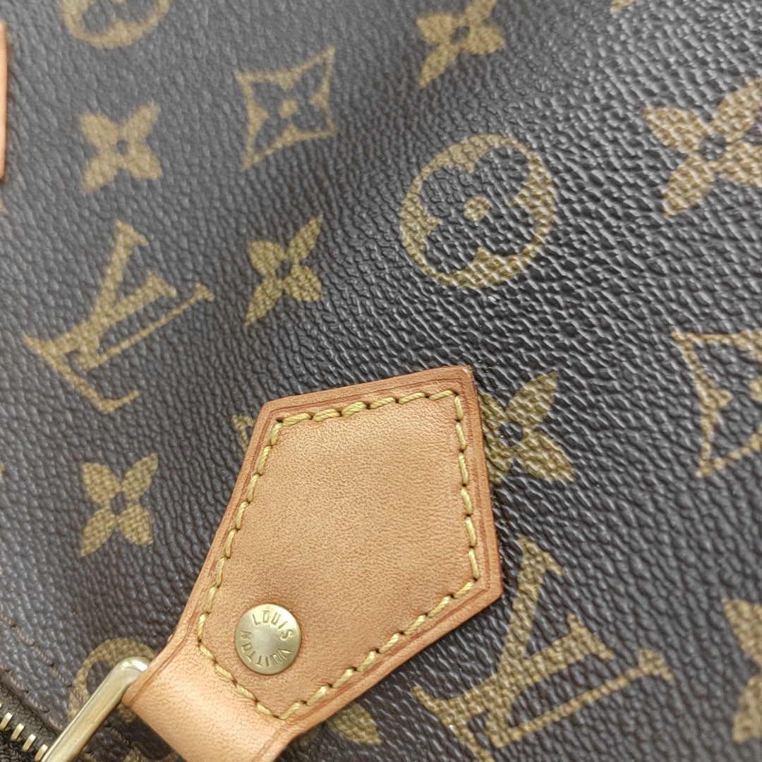 SPEEDY 25 Monogram Coated Canvas Brown